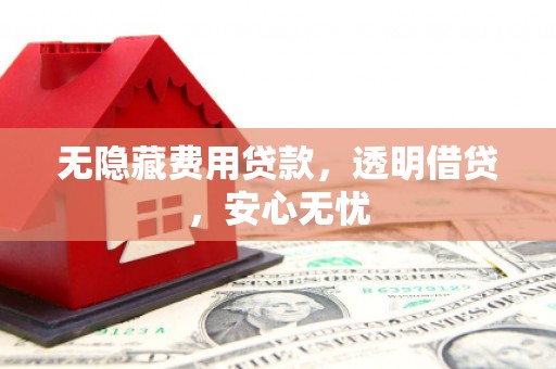 江夏无隐藏费用贷款，透明借贷，安心无忧