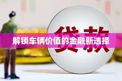 江夏解锁车辆价值的金融新选择