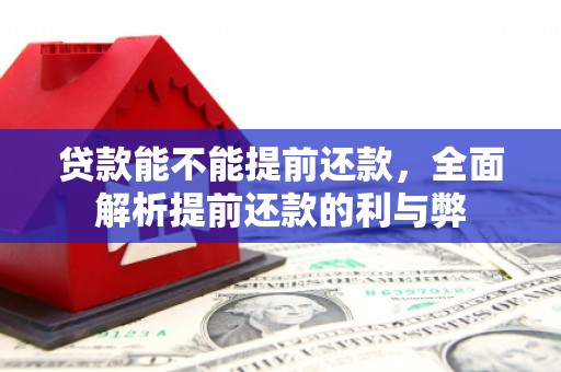 江夏贷款能不能提前还款，全面解析提前还款的利与弊
