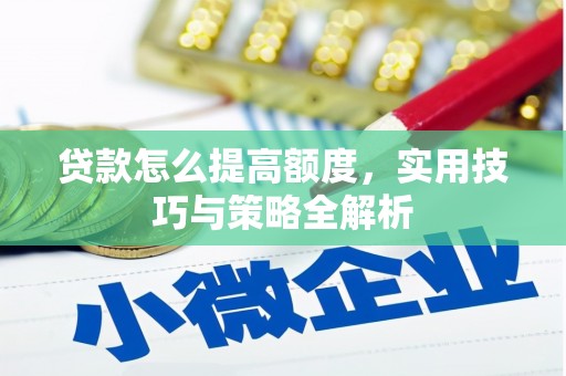 江夏贷款怎么提高额度，实用技巧与策略全解析