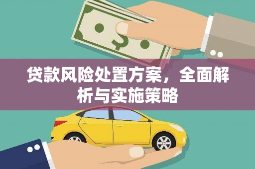 江夏贷款风险处置方案，全面解析与实施策略