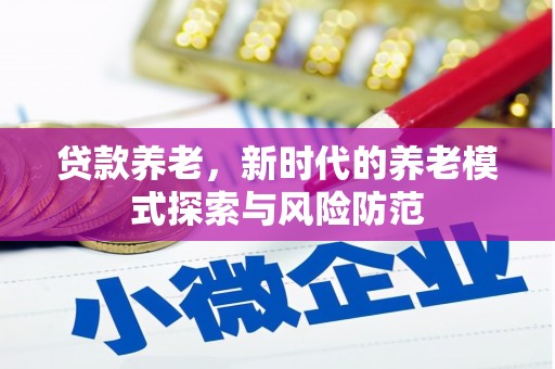 江夏贷款养老，新时代的养老模式探索与风险防范
